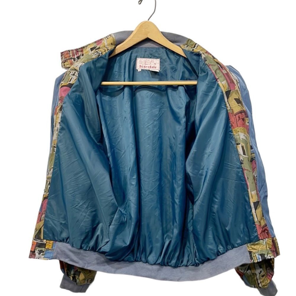 Colorful Patterned Bomber Jacket - Picture 6 of 8